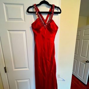 Faviana Couture Prom Dress, Red, Size 10 - GREAT PRICE!